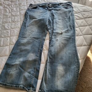Vigoss Light Blue Denim Jeans with Contrast Stitching